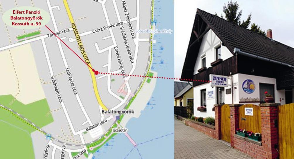 Eifert Haz Bed and Breakfast Balatongyörök Buitenkant foto